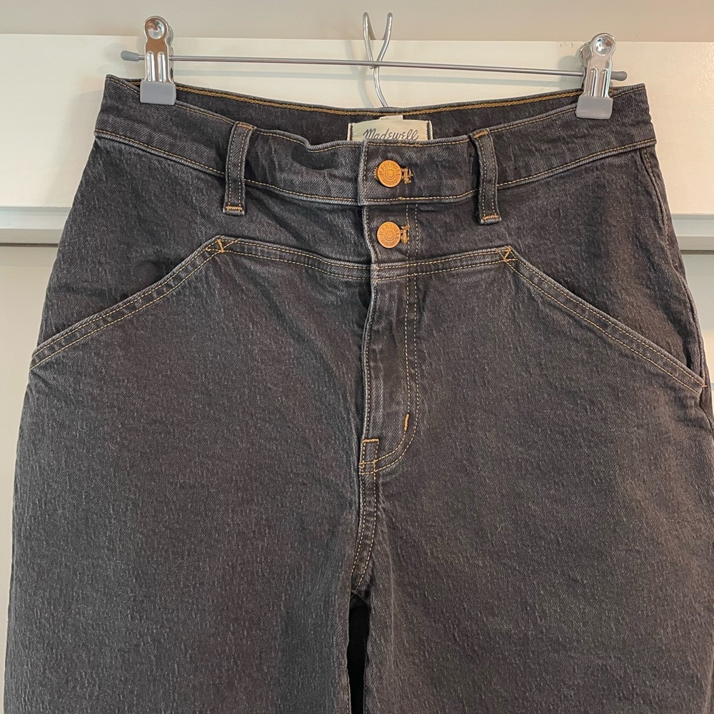 Madewell Perfect Vintage Wideleg Jeans.